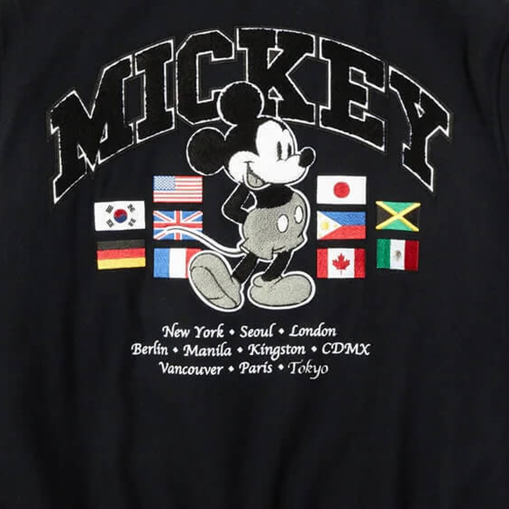 HUF Mickey Worldwide Tour Varsity Jacket Ανδρικό Μπουφάν - 4