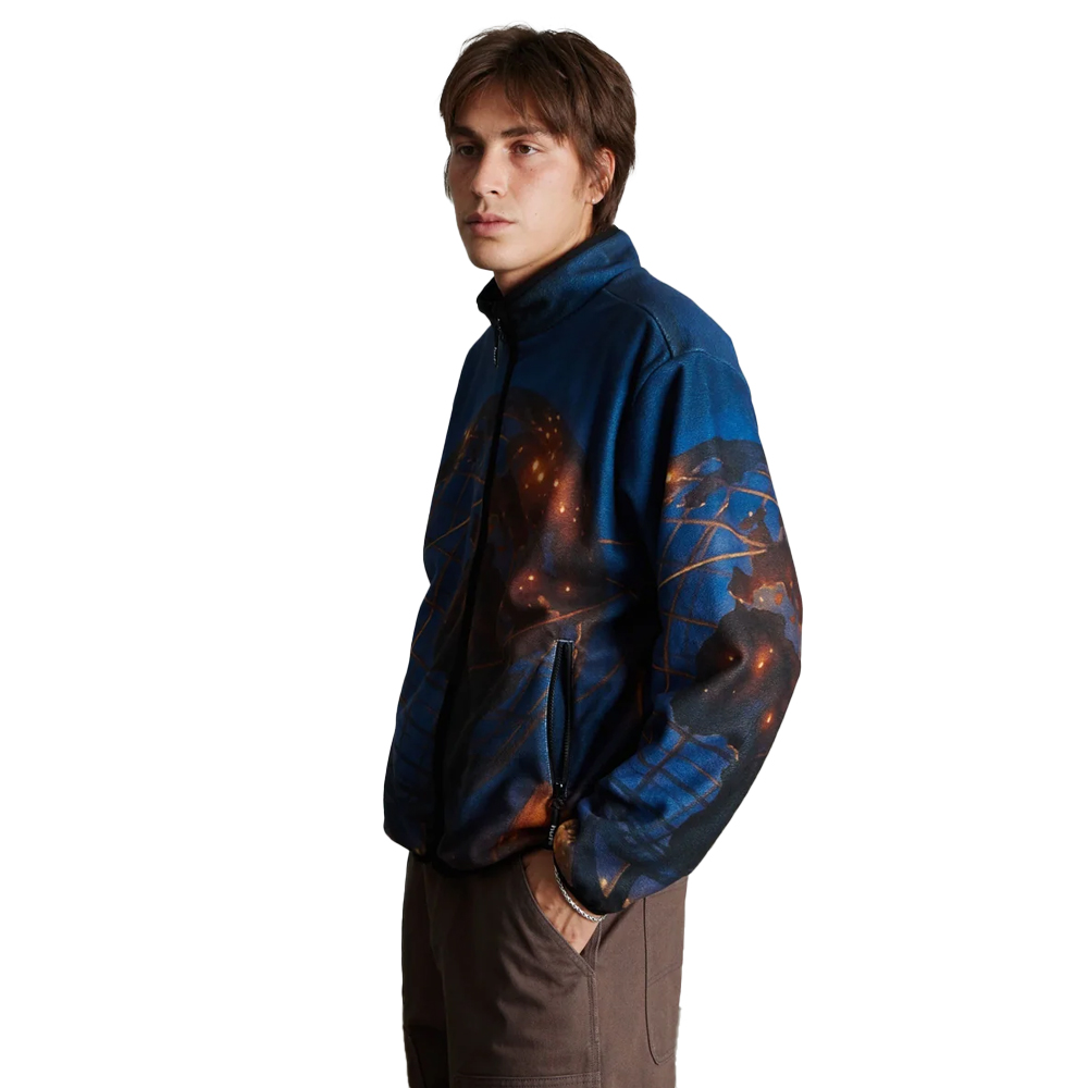 HUF Flushing Polar Fleece Jacket Ανδρικό Μπουφάν - 3