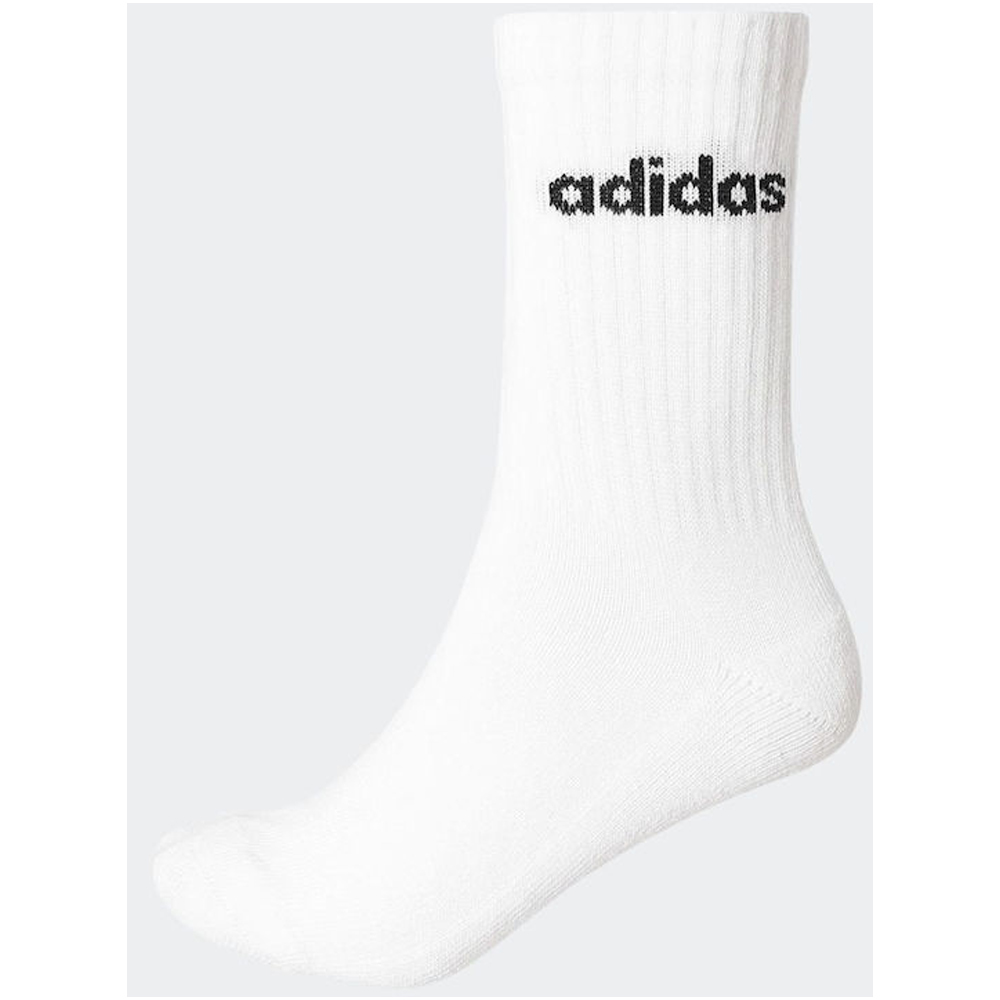 ADIDAS Linear Crew Socks 6 Pairs Unisex Κάλτσες 6 Ζεύγη - 2