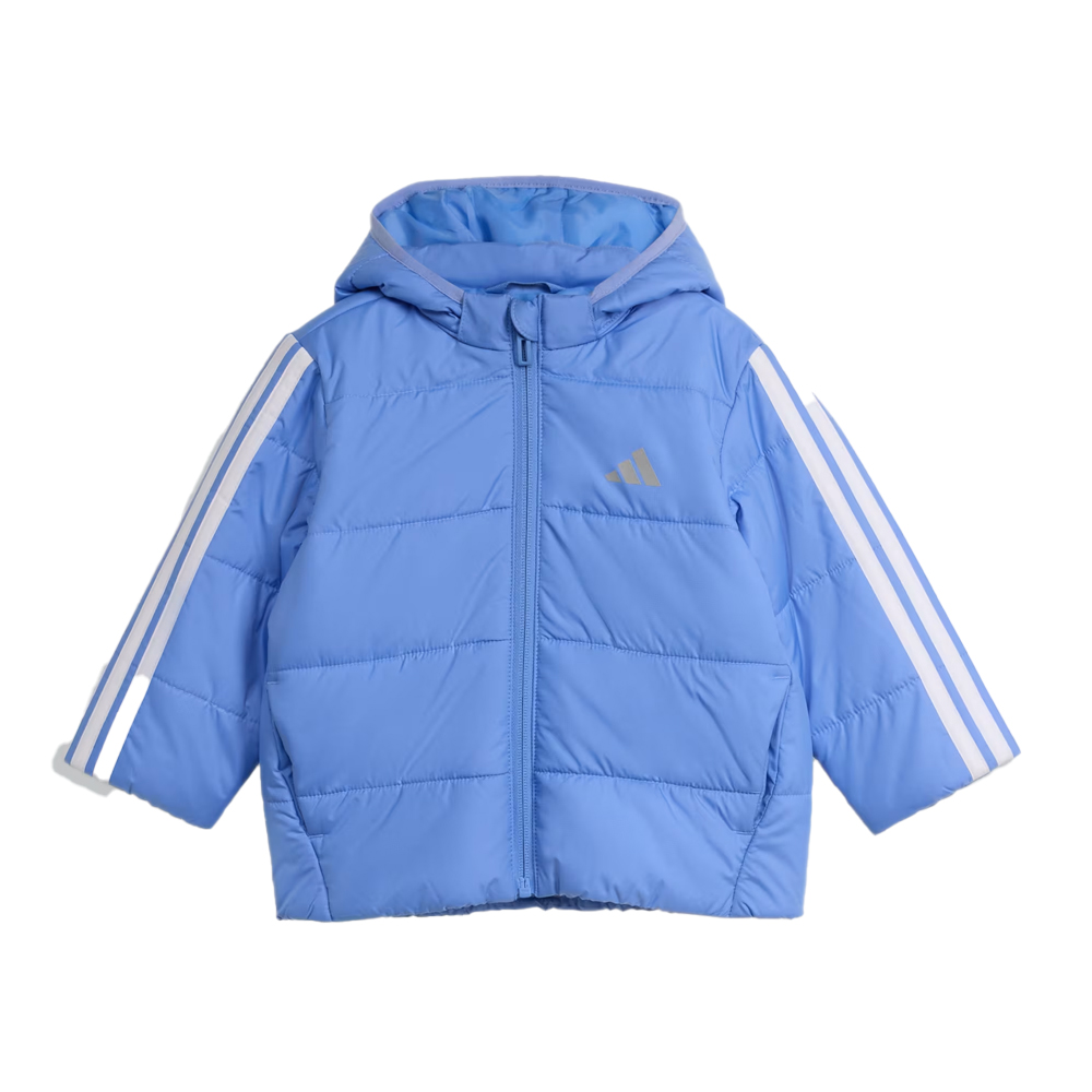 ADIDAS Essentials 3-Stripes Jacket Βρεφικό/Παιδικό Μπουφάν - Γαλάζιο