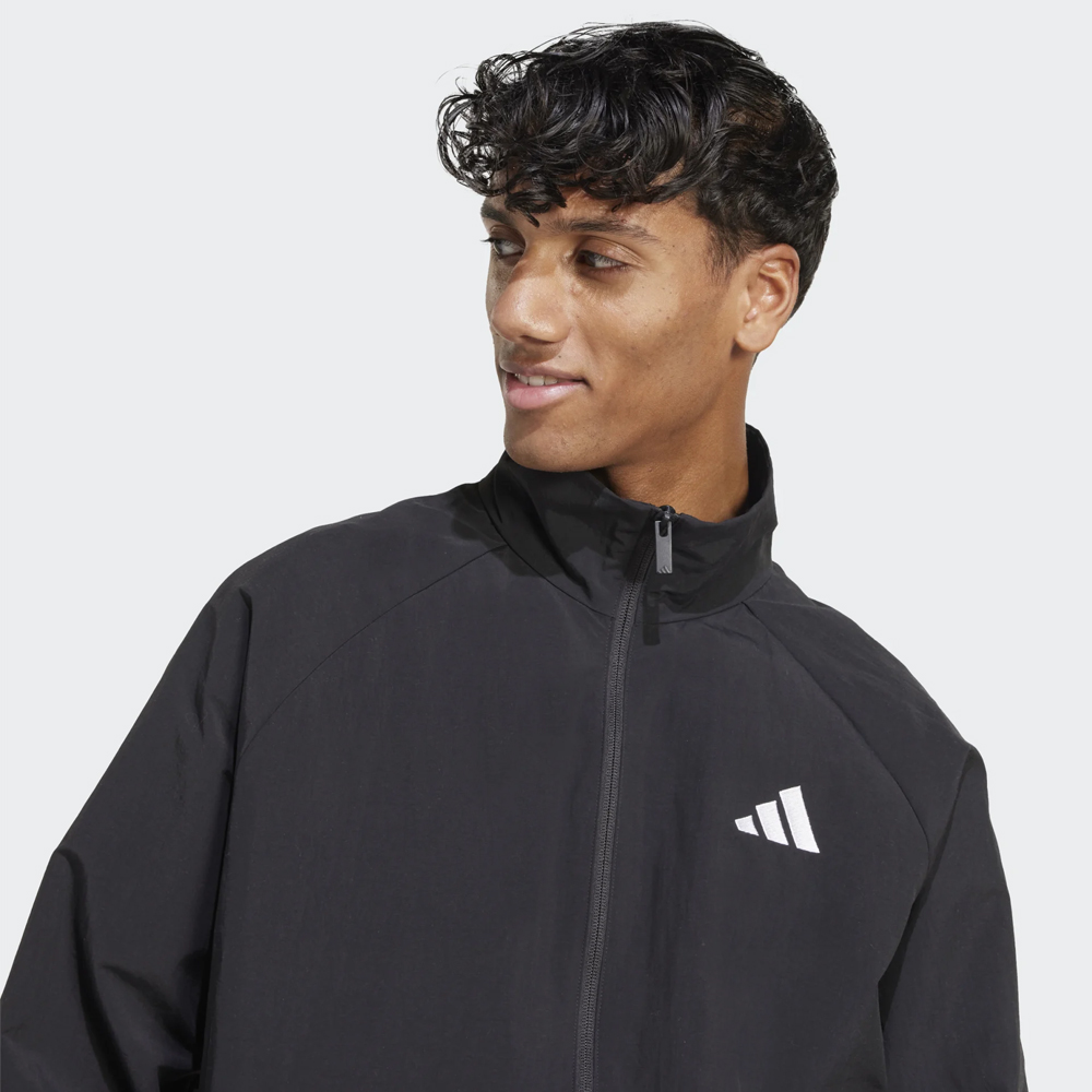 ADIDAS  Essential Small Logo Windbreaker  Ανδρικό Αντιανεμικό Μπουφάν - 4