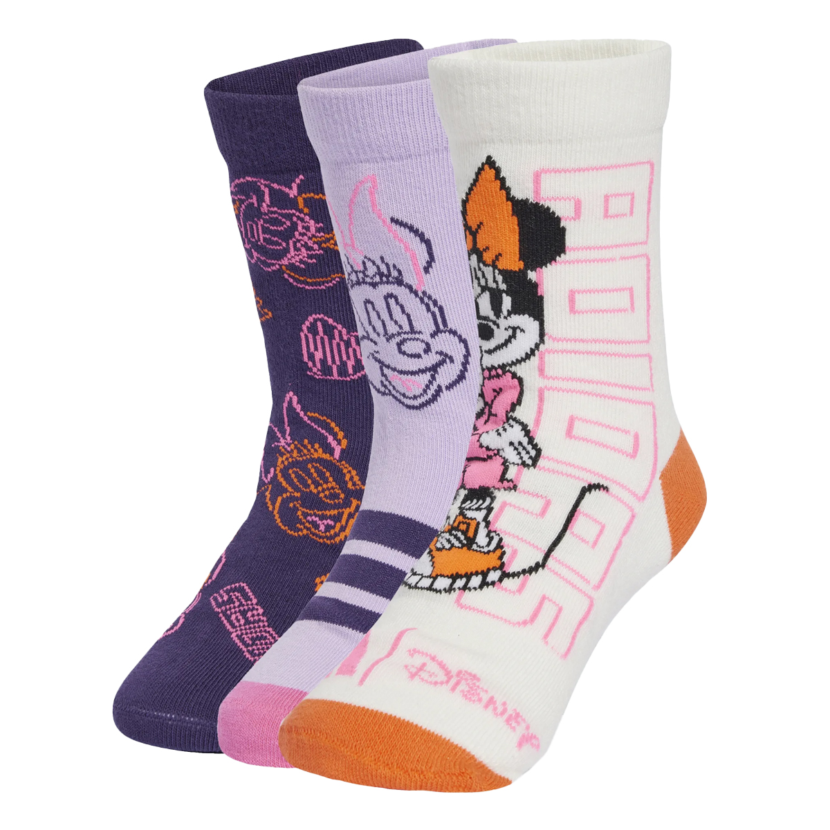 ADIDAS Disney Minnie Mouse  Socks 3 Pairs Παιδικές Κάλτσες 3 ζεύγη - Multi