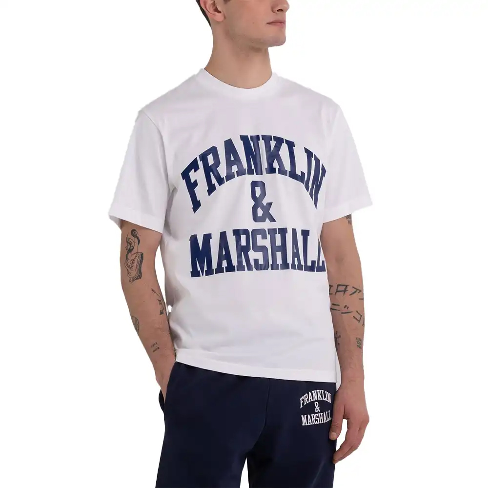 FRANKLIN & MARSHALL Ανδρικό T-Shirt - Λευκό
