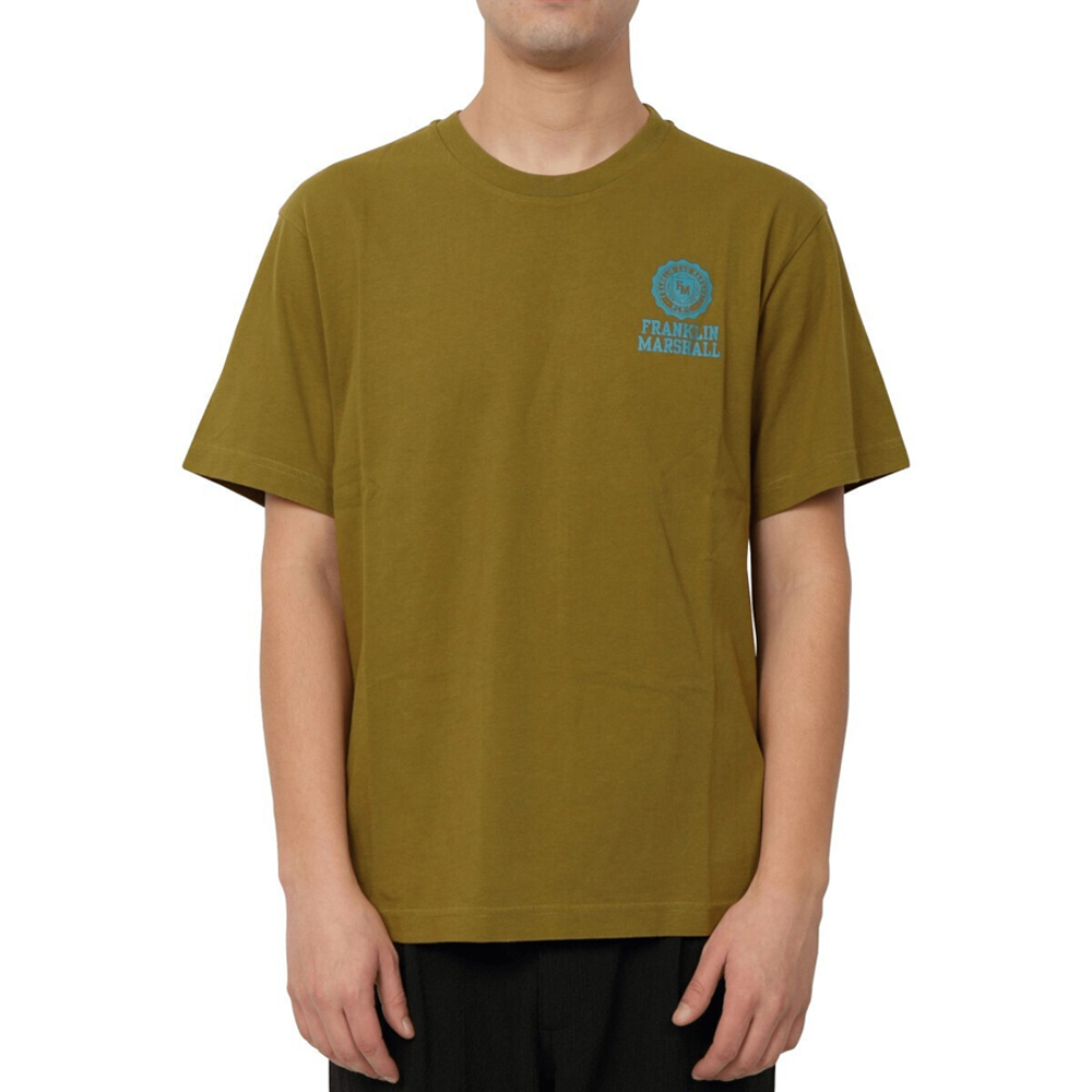 FRANKLIN MARSHALL T-shirt Agender con stampa logo Crest Unisex T-shirt - 1