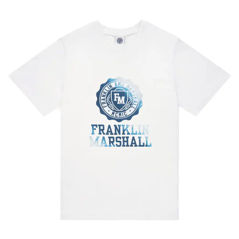 FRANKLIN & MARSHALL  Ανδρικό T-Shirt - Λευκό