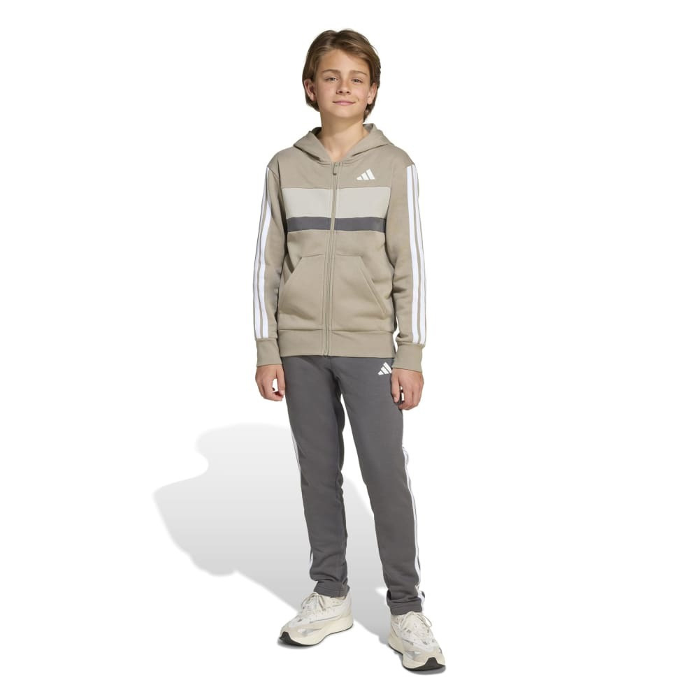 ADIDAS Tiberio 3-Stripes Fleece Tracksuit Παιδικό Σετ Φόρμας - 3