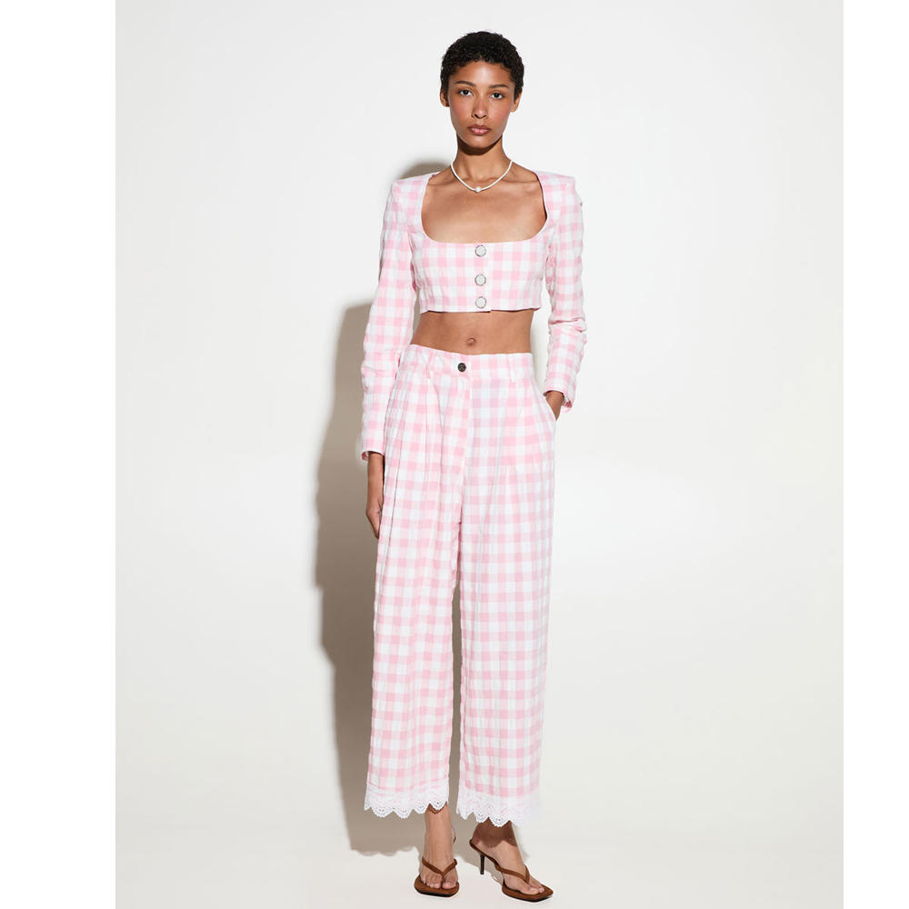 MILKWHITE Crop Square Top Γυναικείο Τοπ - 2