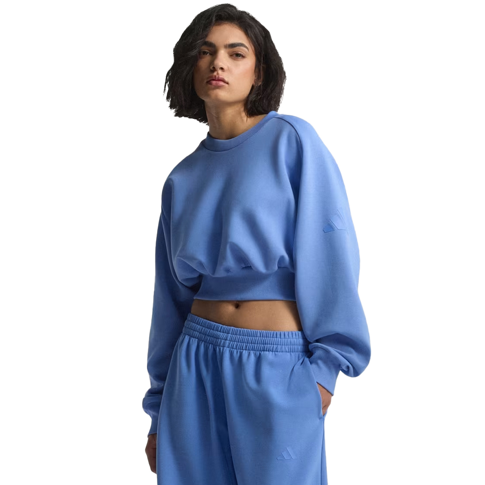 ADIDAS  All SZN Soft Lux Loose Sweatshirt Γυναικείο Φούτερ  - Μπλε