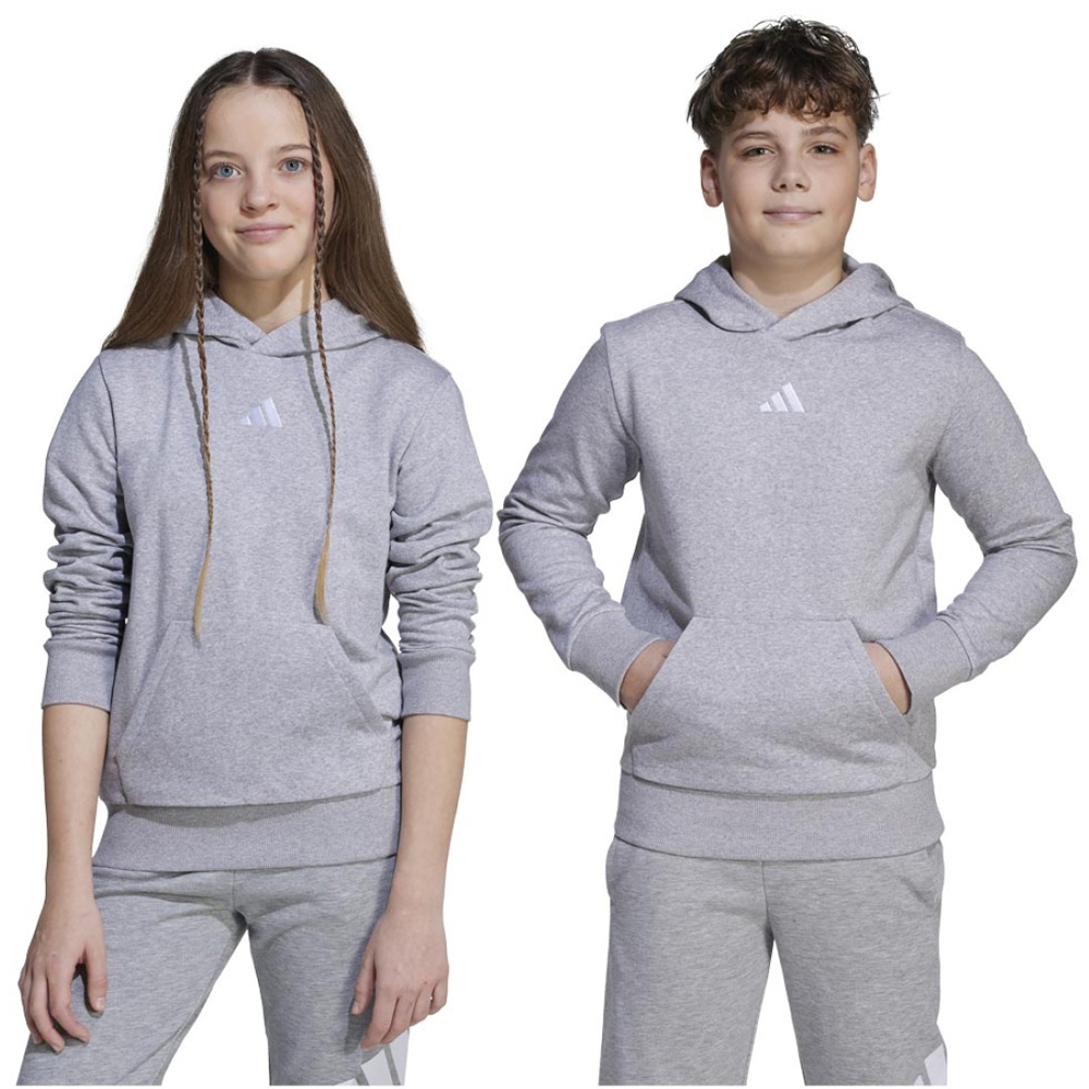 ADIDAS Small Logo Feelcozy Hoodie Παιδικό Φούτερ - Γκρι