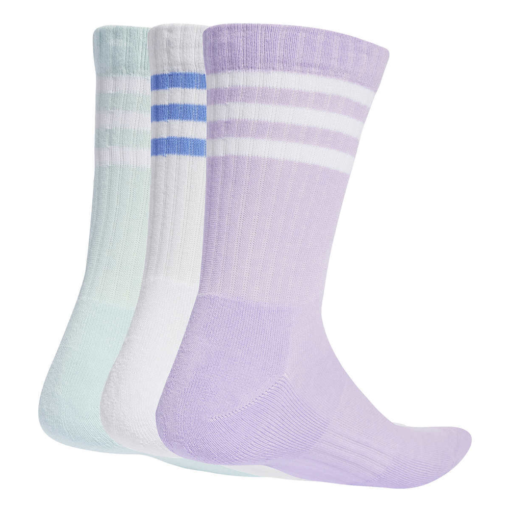 ADIDAS 3-Stripes Cushioned Crew Socks 3 Pairs Unisex Κάλτσες 3 Ζεύγη - 2