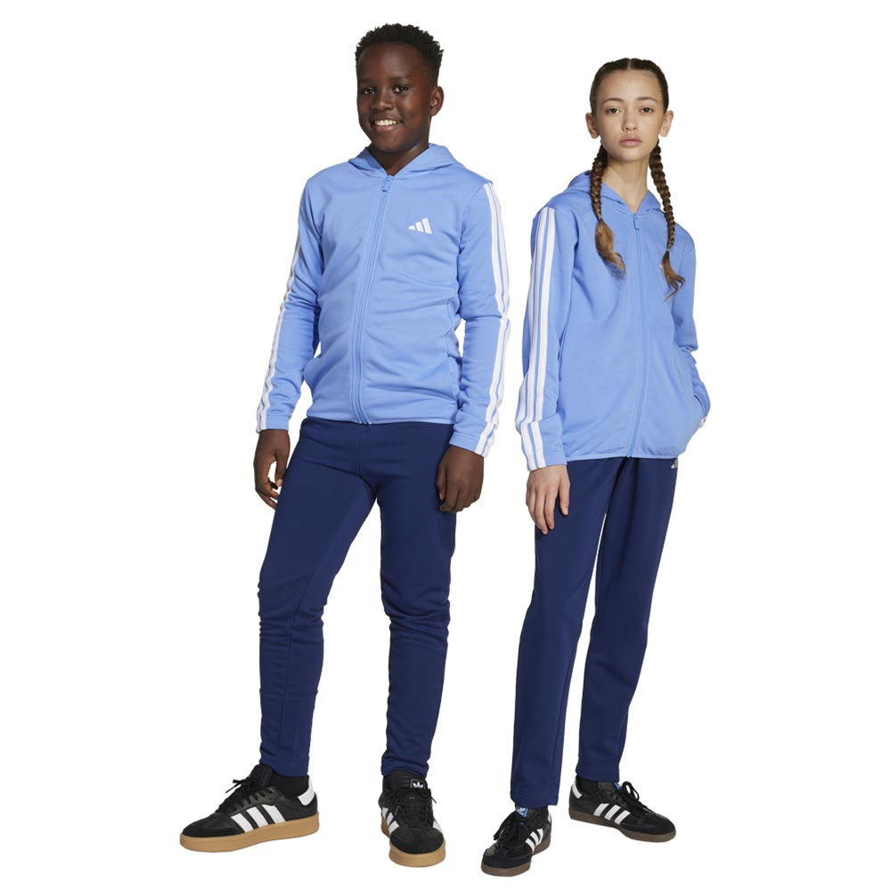 ADIDAS Junior Essentials 3-Stripes French Terry Tracksuit Παιδικό Σετ Φόρμας - Μπλε