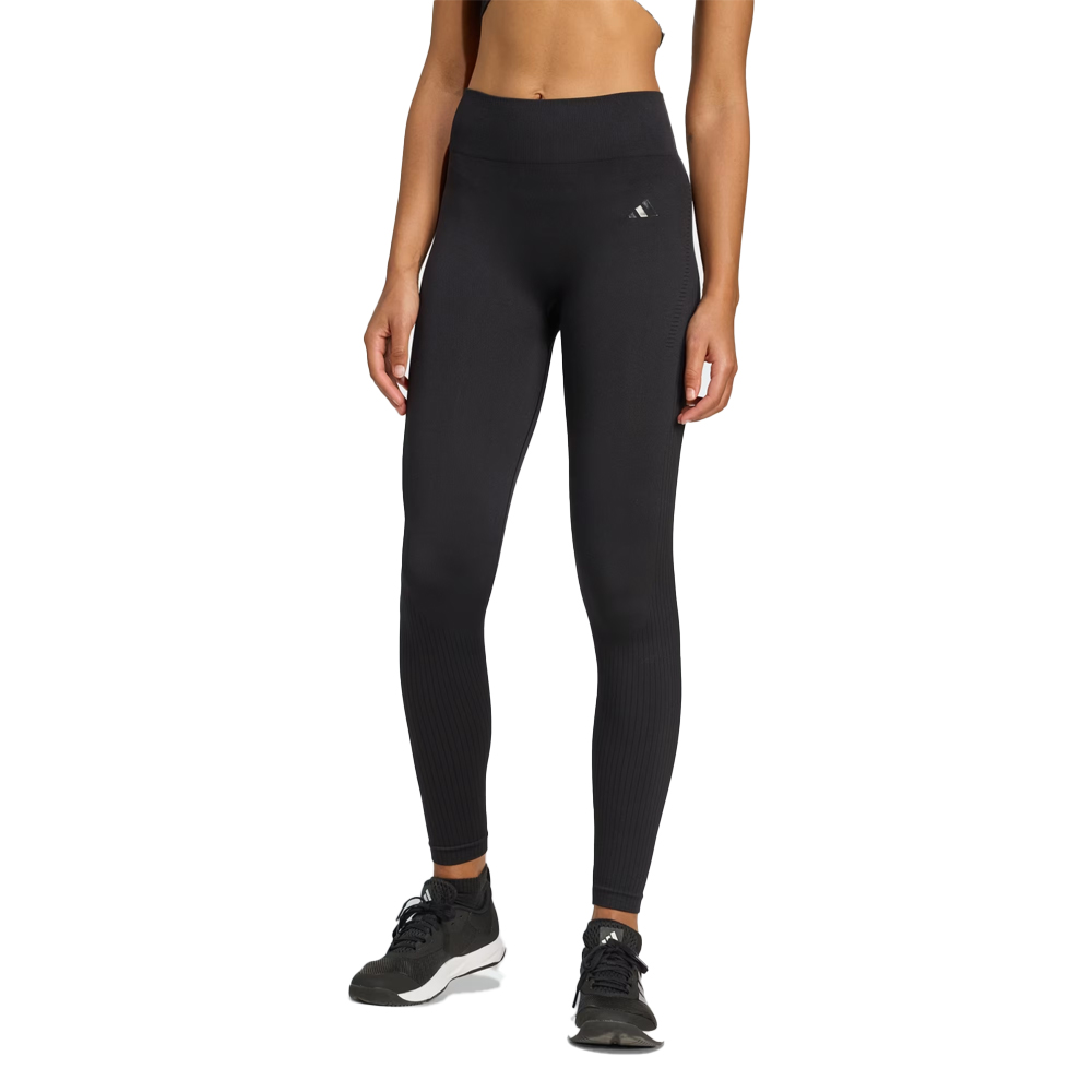 ADIDAS Workout Essentials Full-Length Knit Leggings Γυναικείο Κολάν - Μαύρο