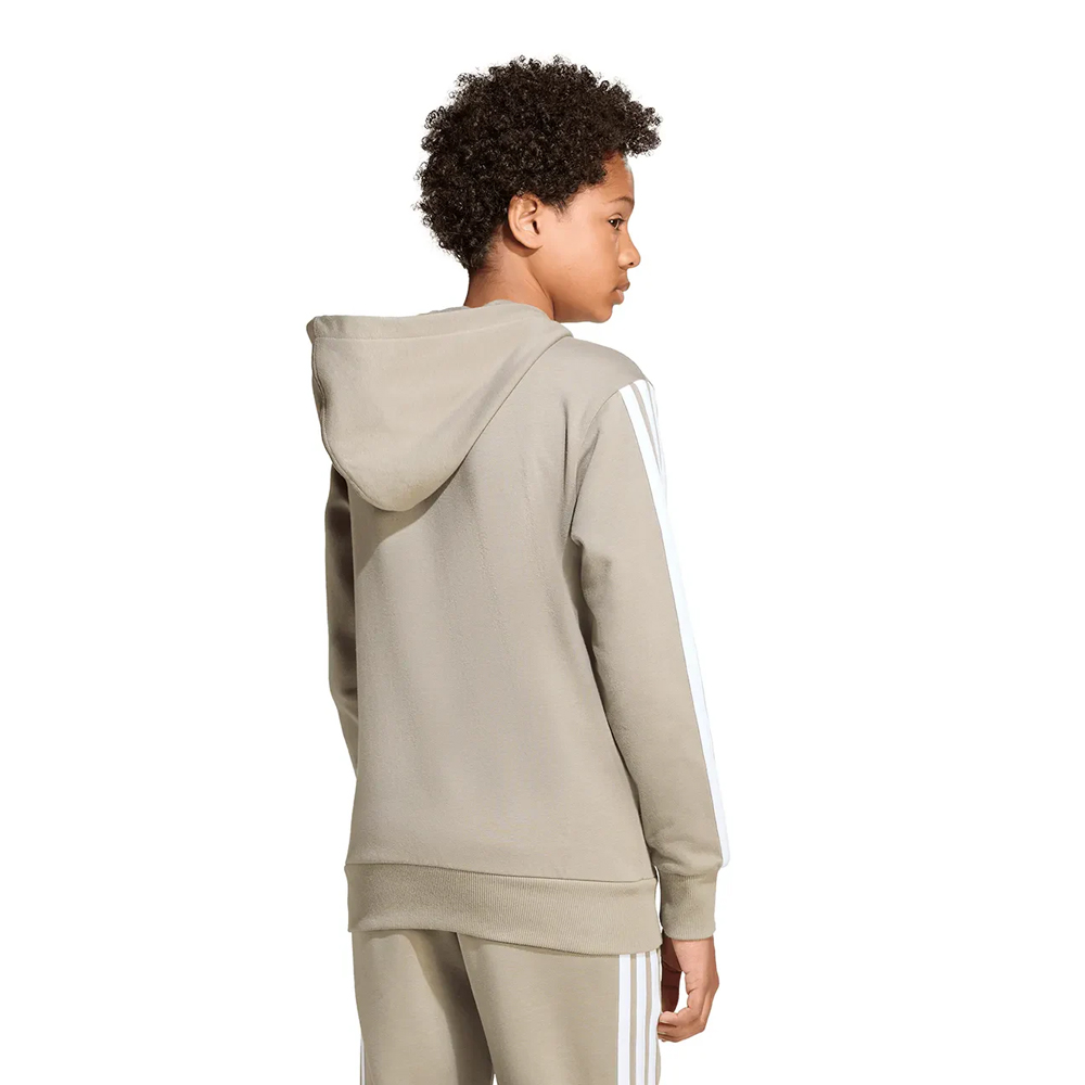 ADIDAS 3-Stripes Fleece Hoodie Παιδικό Φούτερ - 2