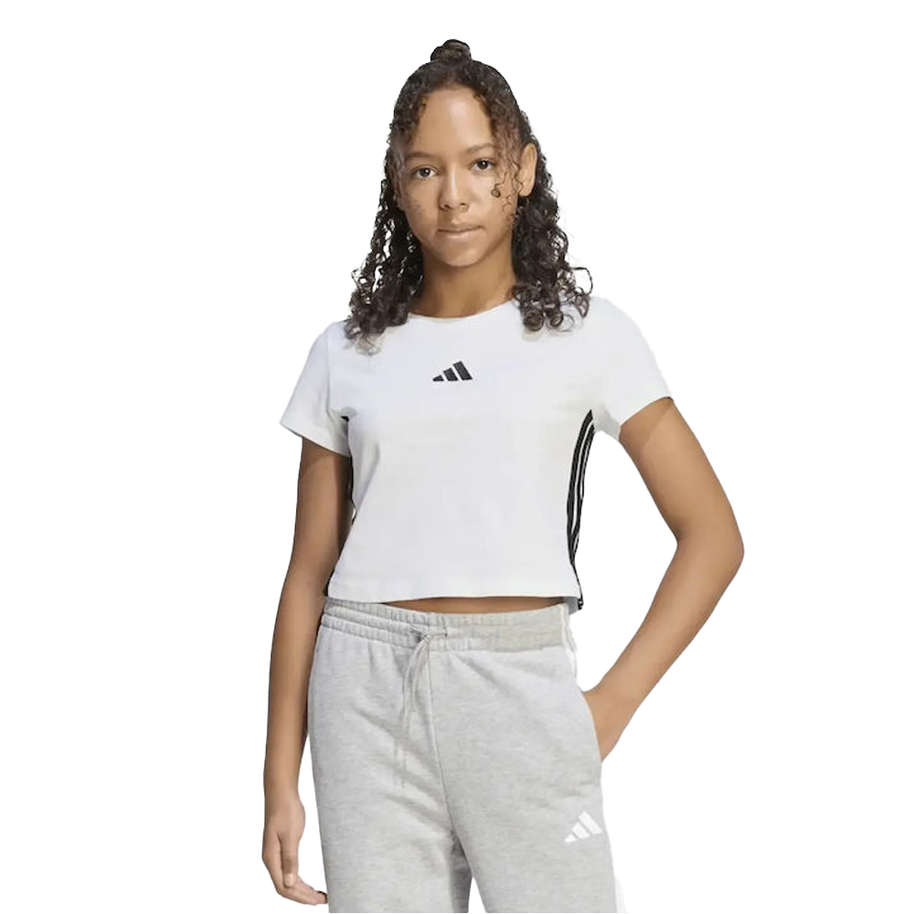 ADIDAS  Essentials T-Shirt Παιδικό T-Shirt - Λευκό-Μαύρο