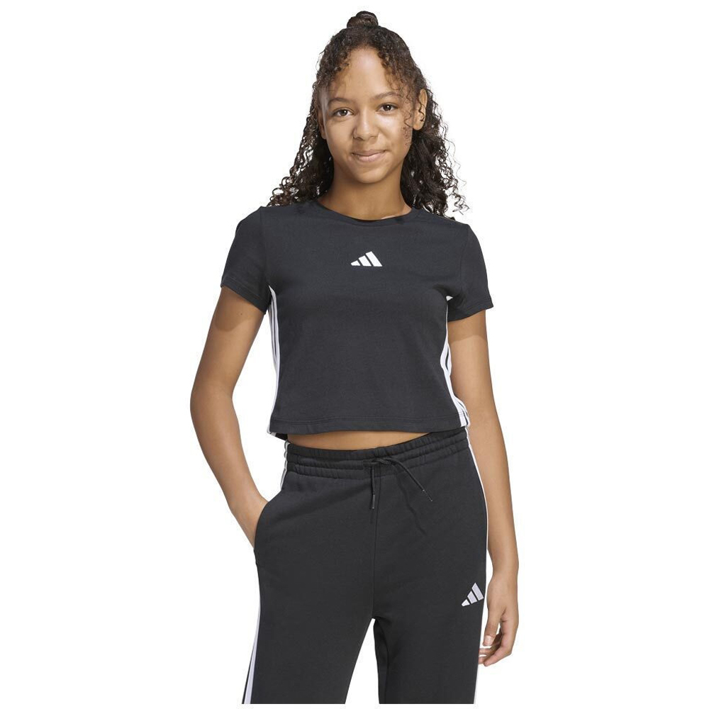 ADIDAS Essentials T-Shirt Παιδικό T-Shirt - Μαύρο-Λευκό