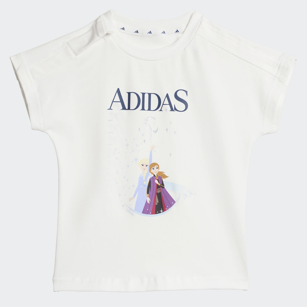 ADIDAS Disney Frozen T-Shirt Set Βρεφικό/Παιδικό Σετ Κολάν - Μπλούζα - 2