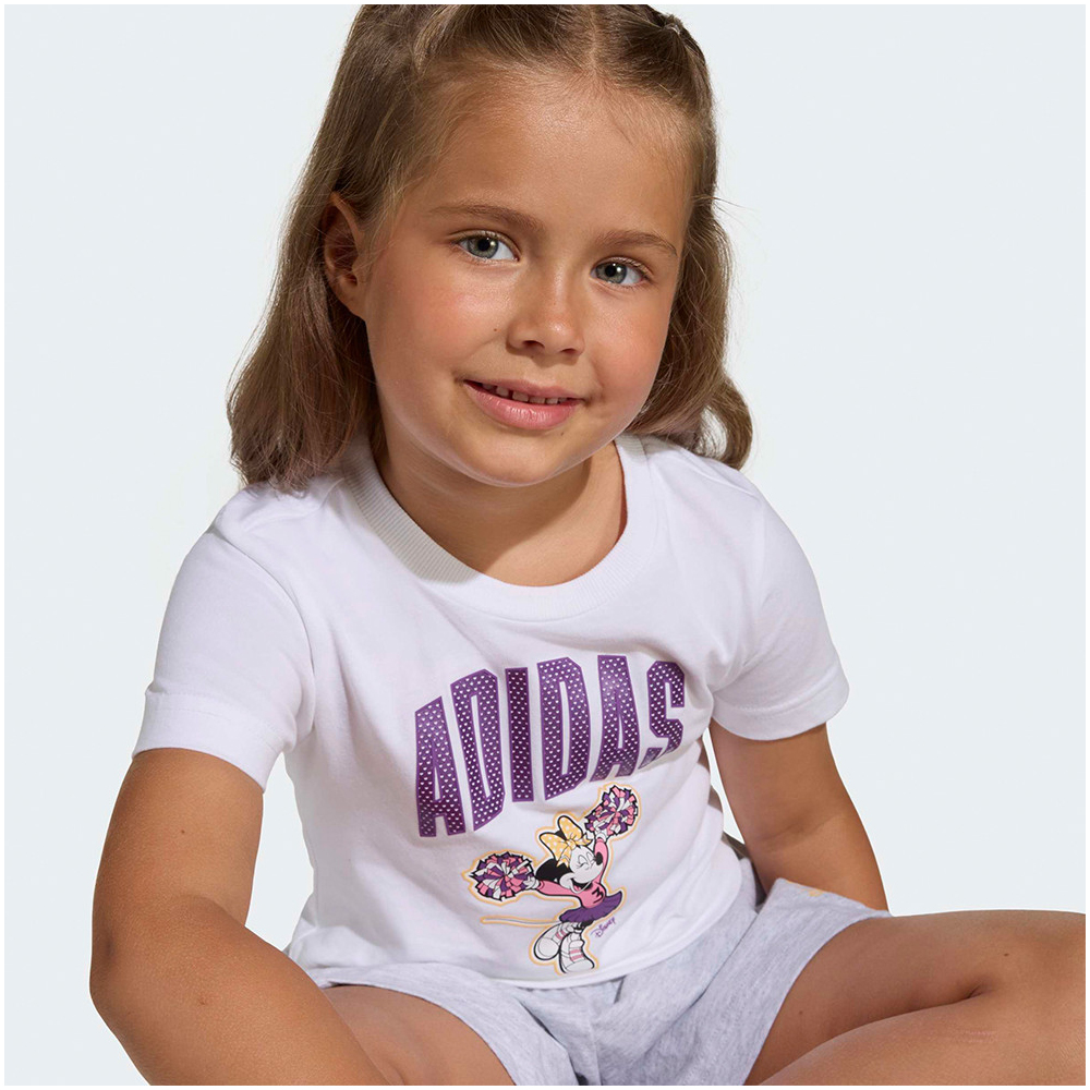 ADIDAS Disney Minnie Mouse T-Shirt Παιδικό Σετ Σορτς - Μπλούζα - 3