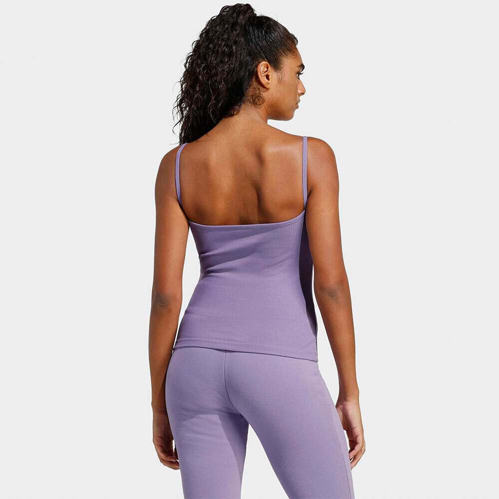 ADIDAS Seasonal Essentials Rib Top Γυναικεία Αμάνικη Μπλούζα - 2