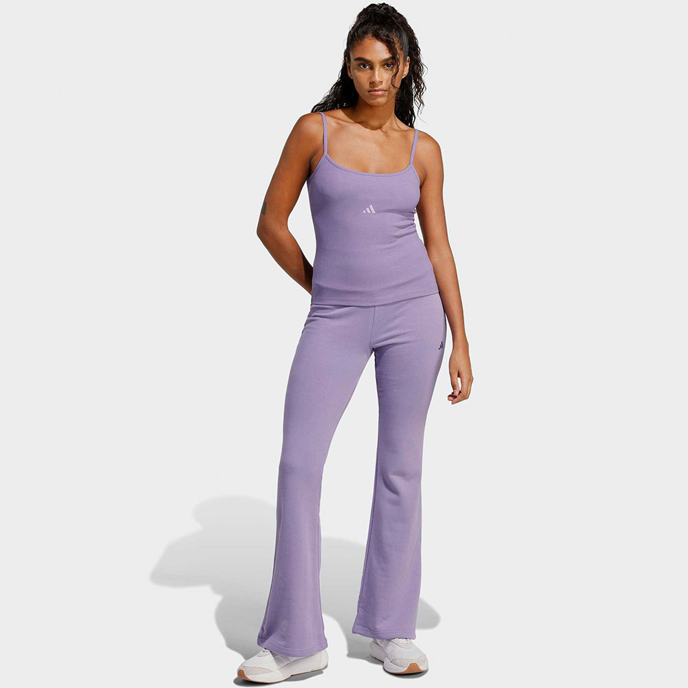 ADIDAS Seasonal Essentials Rib Top Γυναικεία Αμάνικη Μπλούζα - 3