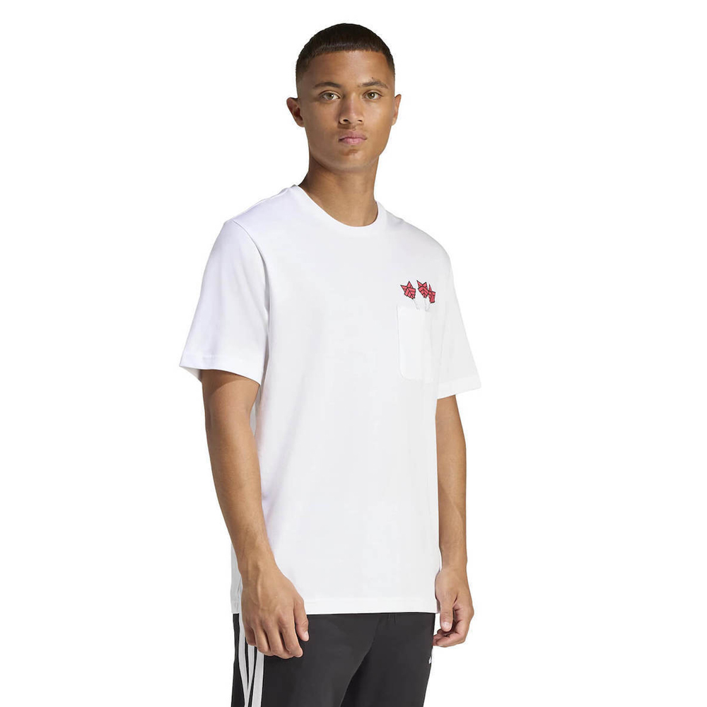 ADIDAS Novelty Dart Ανδρικό T-Shirt - Λευκό