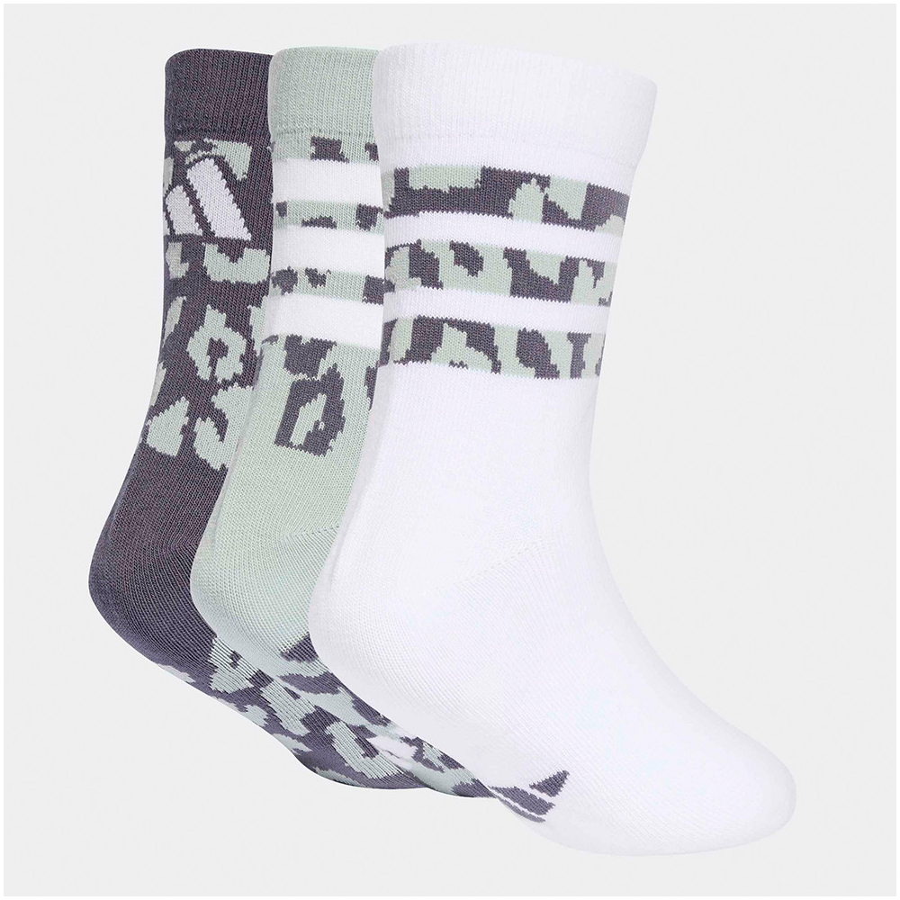 ADIDAS Youth Girls Leo 3 pairs Unisex Κάλτσες 3 ζεύγη - 2