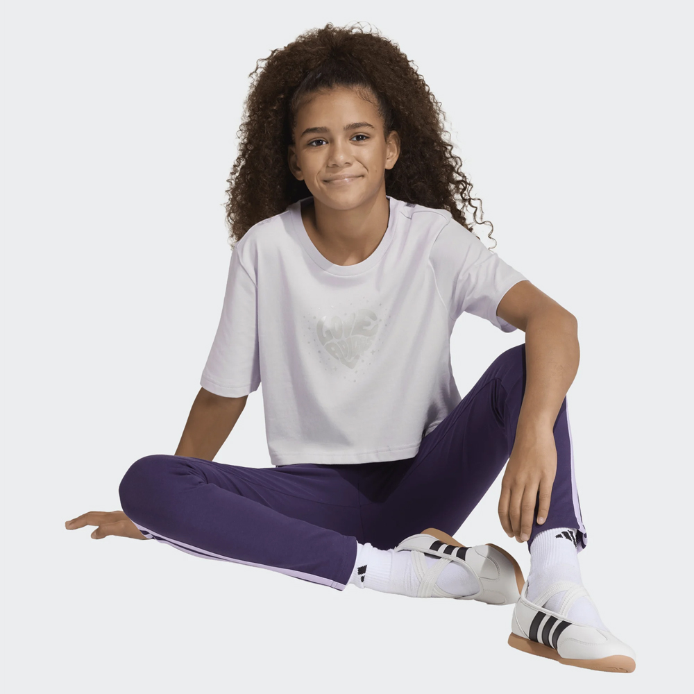 ADIDAS Everyday Glam Cropped Graphic T-Shirt Παιδικό T-Shirt - 4