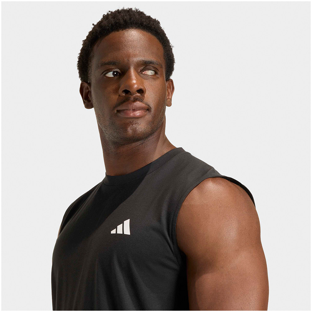 ADIDAS Workout Essentials Feelready T-shirt Ανδρική Αμάνικη Μπλούζα - 3