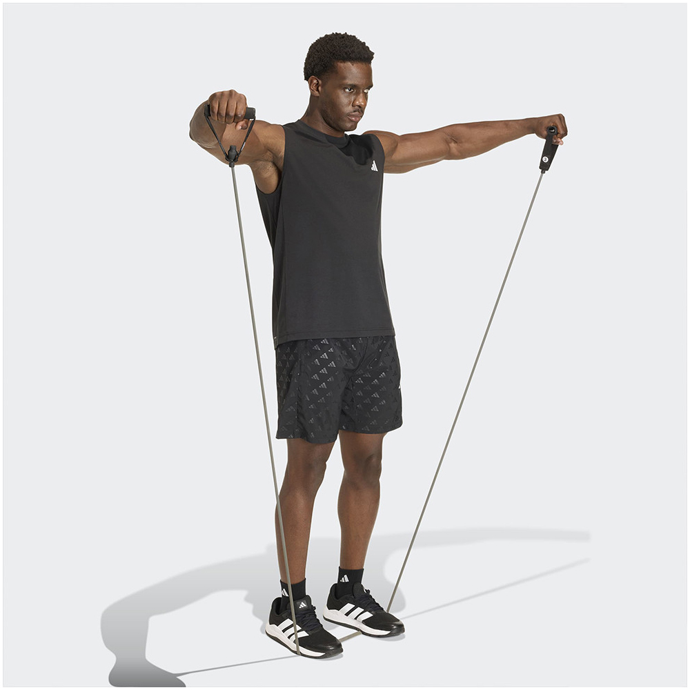 ADIDAS Workout Essentials Feelready T-shirt Ανδρική Αμάνικη Μπλούζα - 5