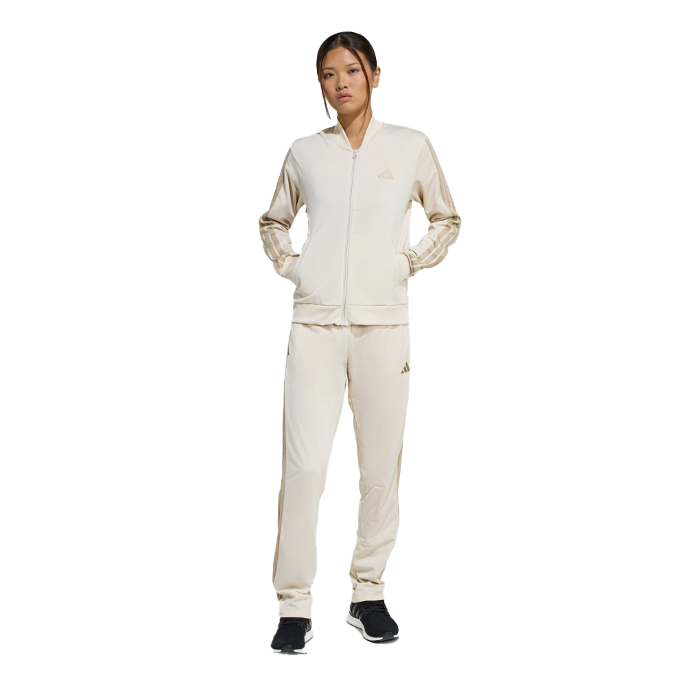 ADIDAS Dayready Tracksuit Γυναικείο Σετ Φόρμας - Μπεζ