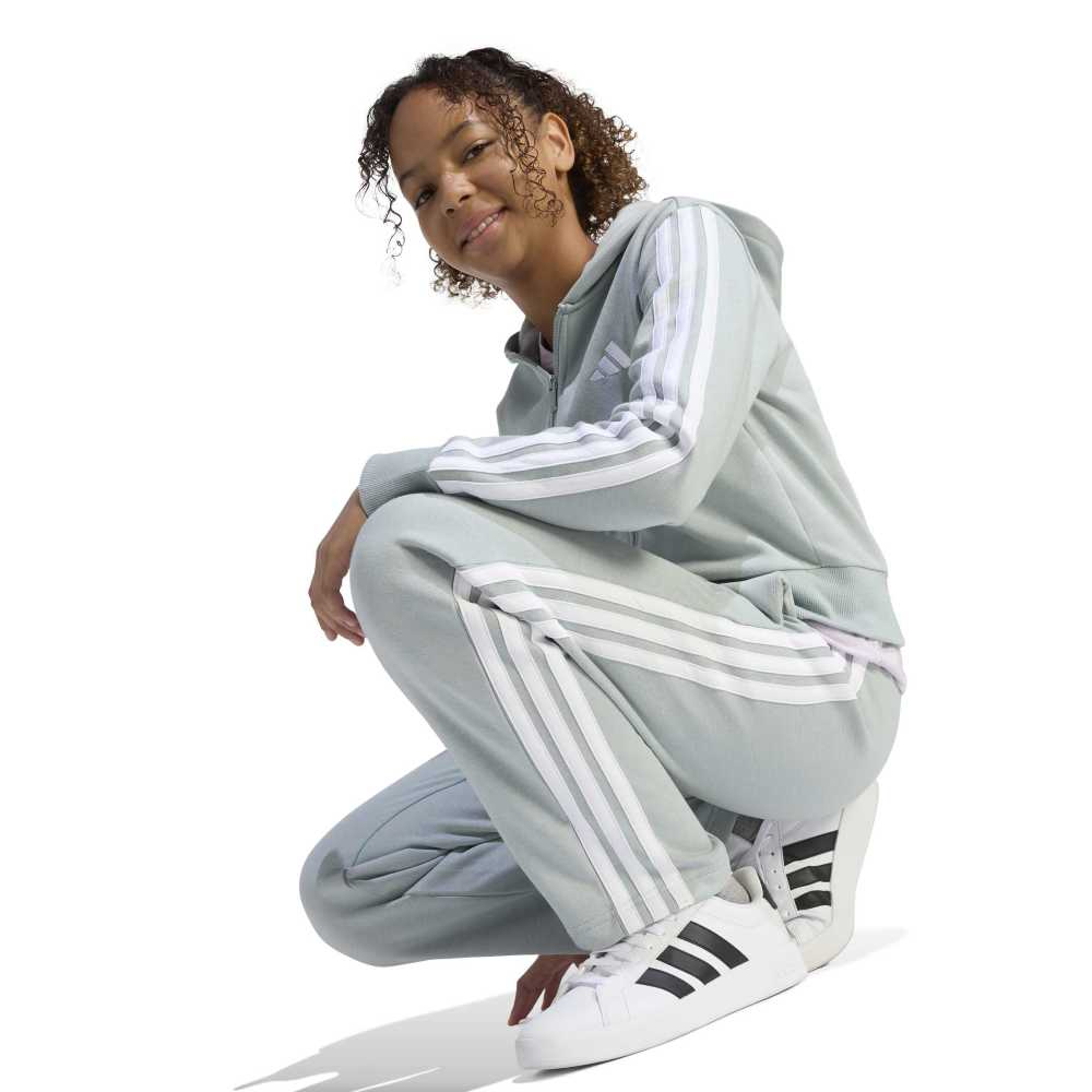 ADIDAS 3-Stripes Fleece Tracksuit Παιδικό Σετ Φόρμας - 4