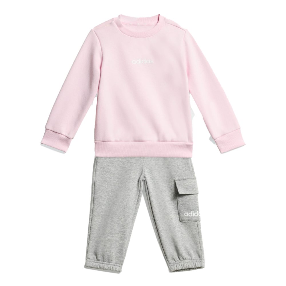 ADIDAS Linear Jogger Βρεφικό/Παιδικό Σετ Φόρμας - Ροζ