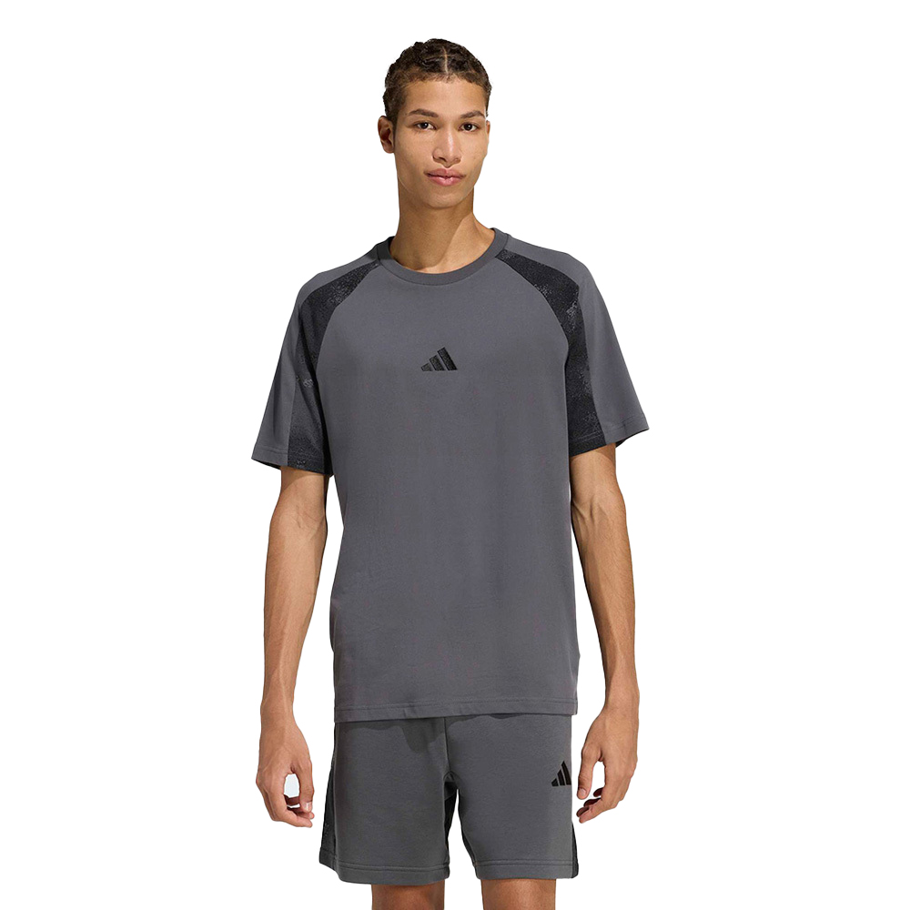 ADIDAS Camo Print T-Shirt Ανδρικό T-Shirt - Γκρι