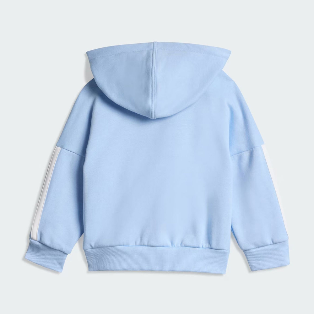 ADIDAS 3-Stripes Fleece Hoodie Jogger Βρεφικό/Παιδικό Σετ Φόρμας - 2