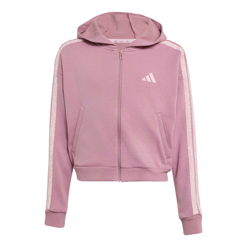 ADIDAS Animal Full - Zip Hoodie Παιδική Ζακέτα Με Κουκούλα - Ροζ