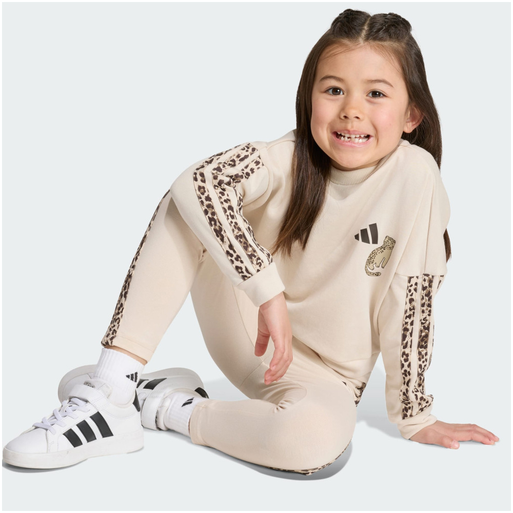 ADIDAS Animal Print 3-Stripes Set Παιδικό Σετ Φόρμας - 4