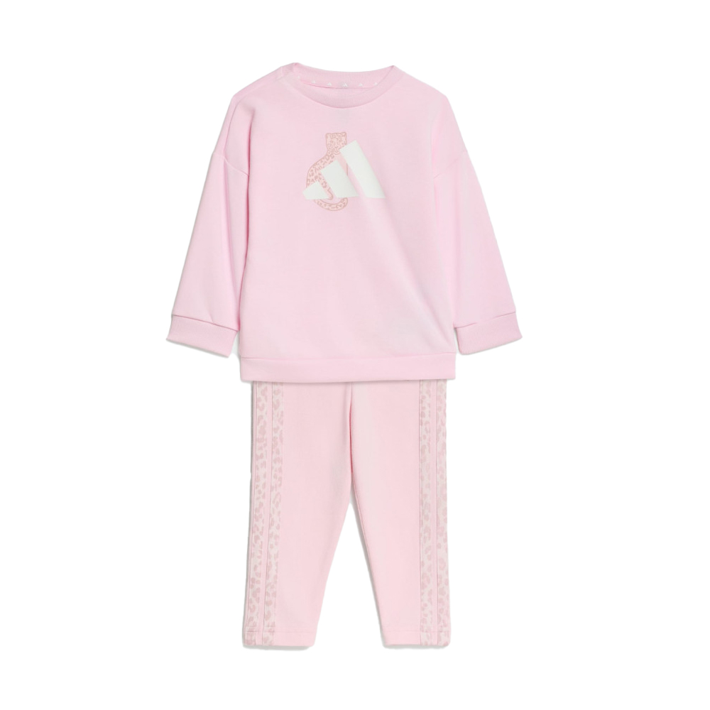 ADIDAS Camo Fleece Set Βρεφικό/Παιδικό Σετ Φόρμας - Ροζ