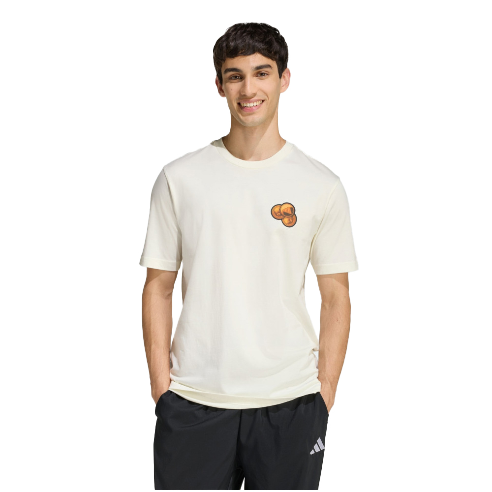 ADIDAS Snack Bubble Gum Graphic Ανδρικό T-Shirt - Κρεμ