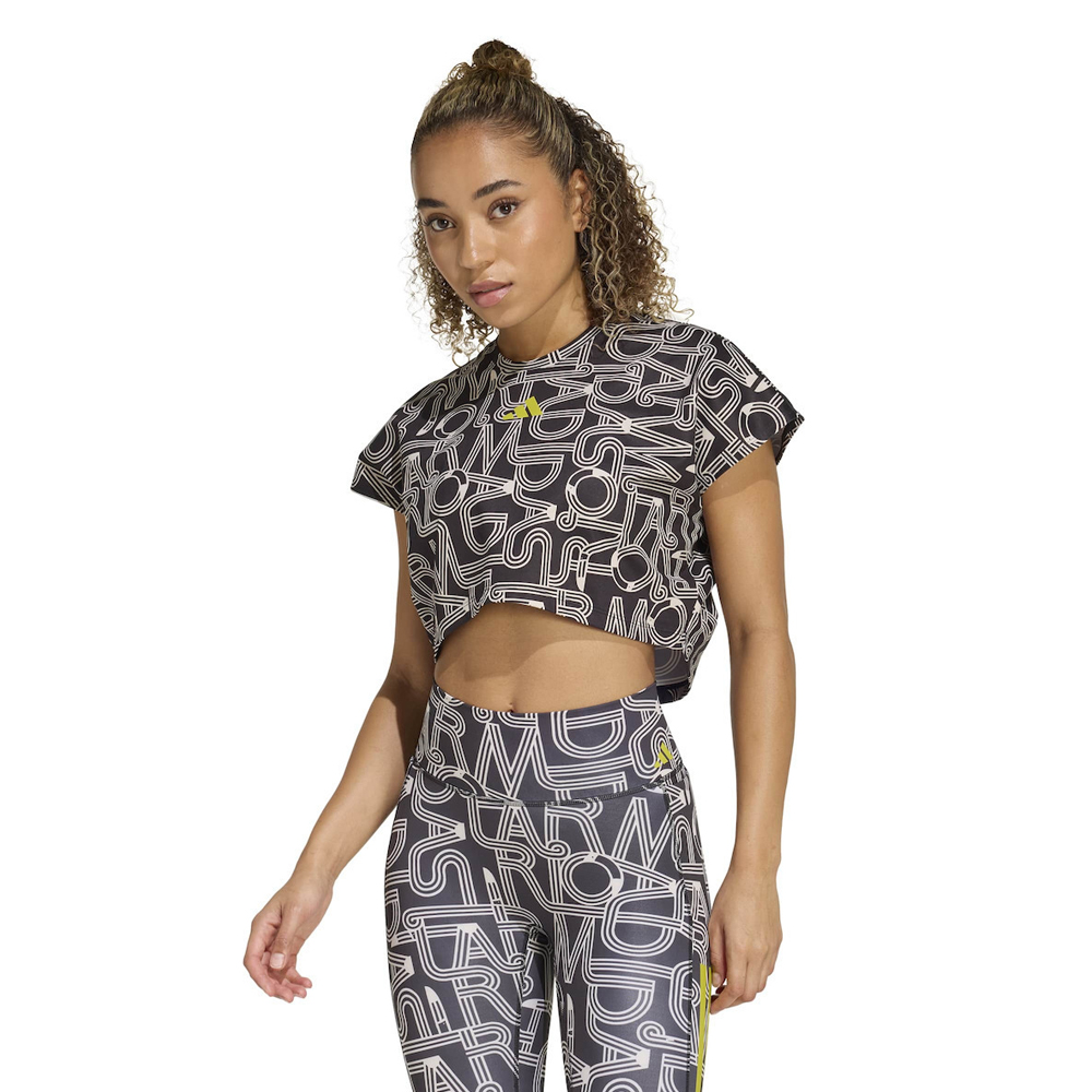 ADIDAS Farm Training Tank Top Γυναικείο Αμάνικο Crop - Μαύρο