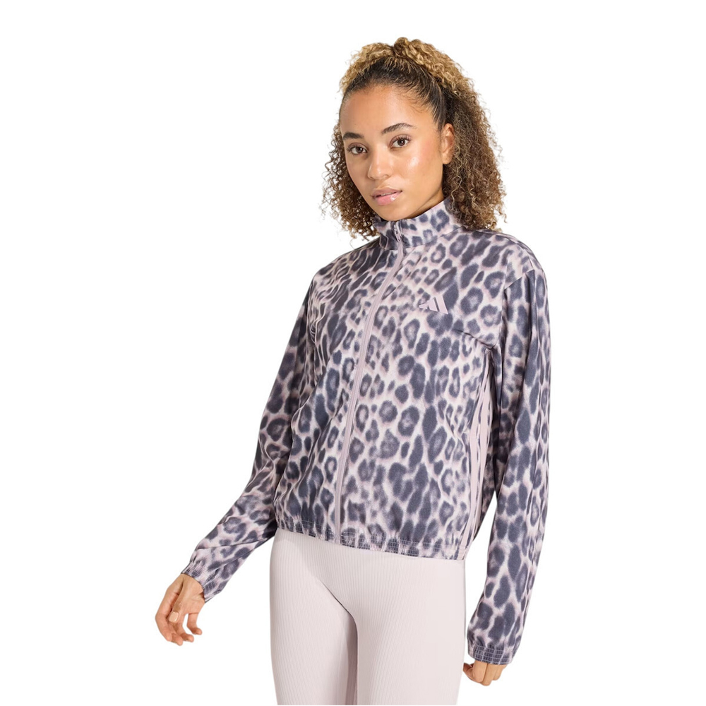 ADIDAS Workout Essentials Leopard Woven Jacket  Γυναικεία Ζακέτα - Multi