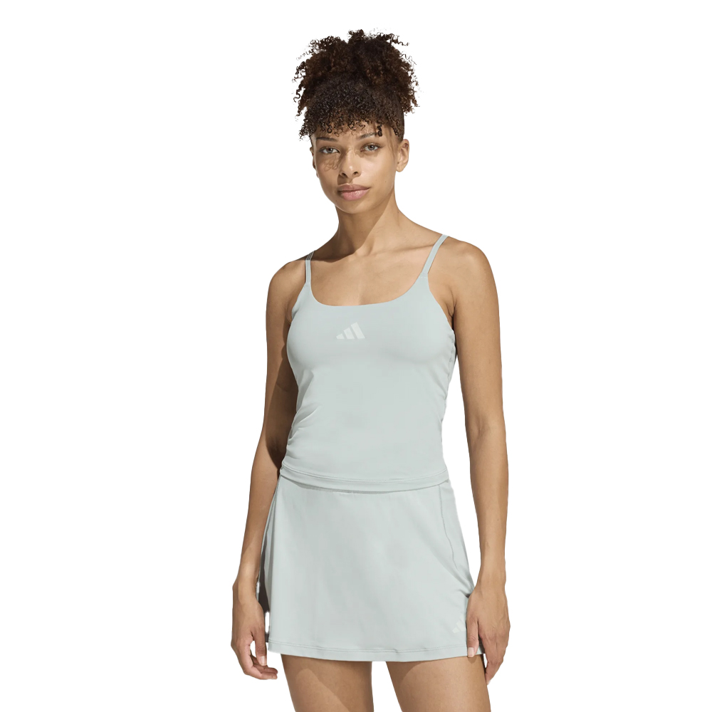 ADIDAS Optime Workout Tank Light Support Γυναικείο Αθλητικό Αμάνικο  - Πράσινο