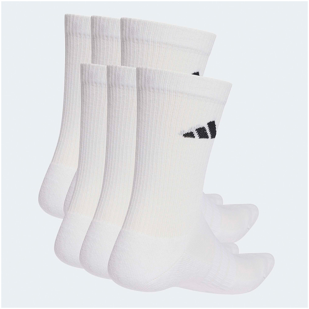 ADIDAS Cushioned Crew Socks 6 Pair Pack Unisex Κάλτσες 6 Ζεύγη - 2