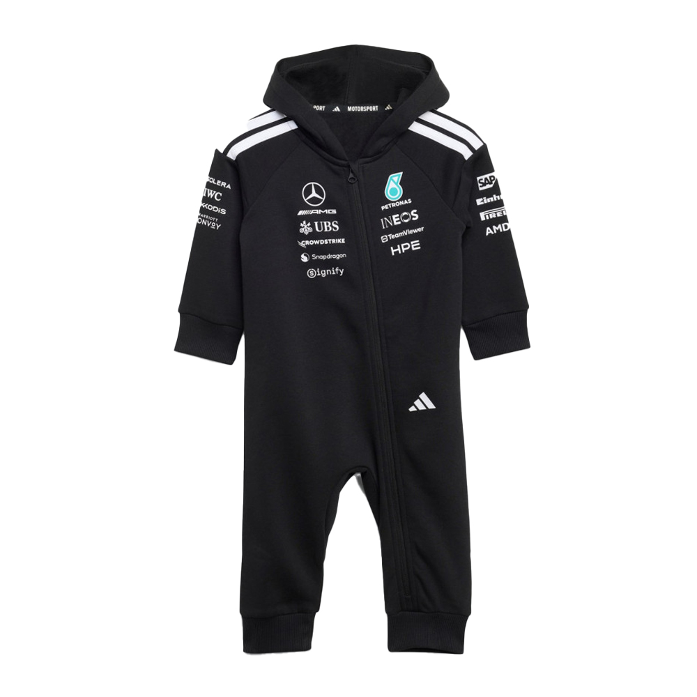 ADIDAS Mercedes - AMG Petronas F1 Team DNA Βρεφική Ολόσωμη Φόρμα - Μαύρο