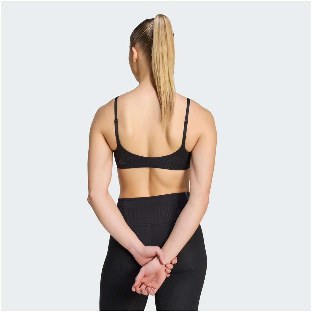 ADIDAS All Me Light Support Rib Bra Γυναικείο Μπουστάκι - 2