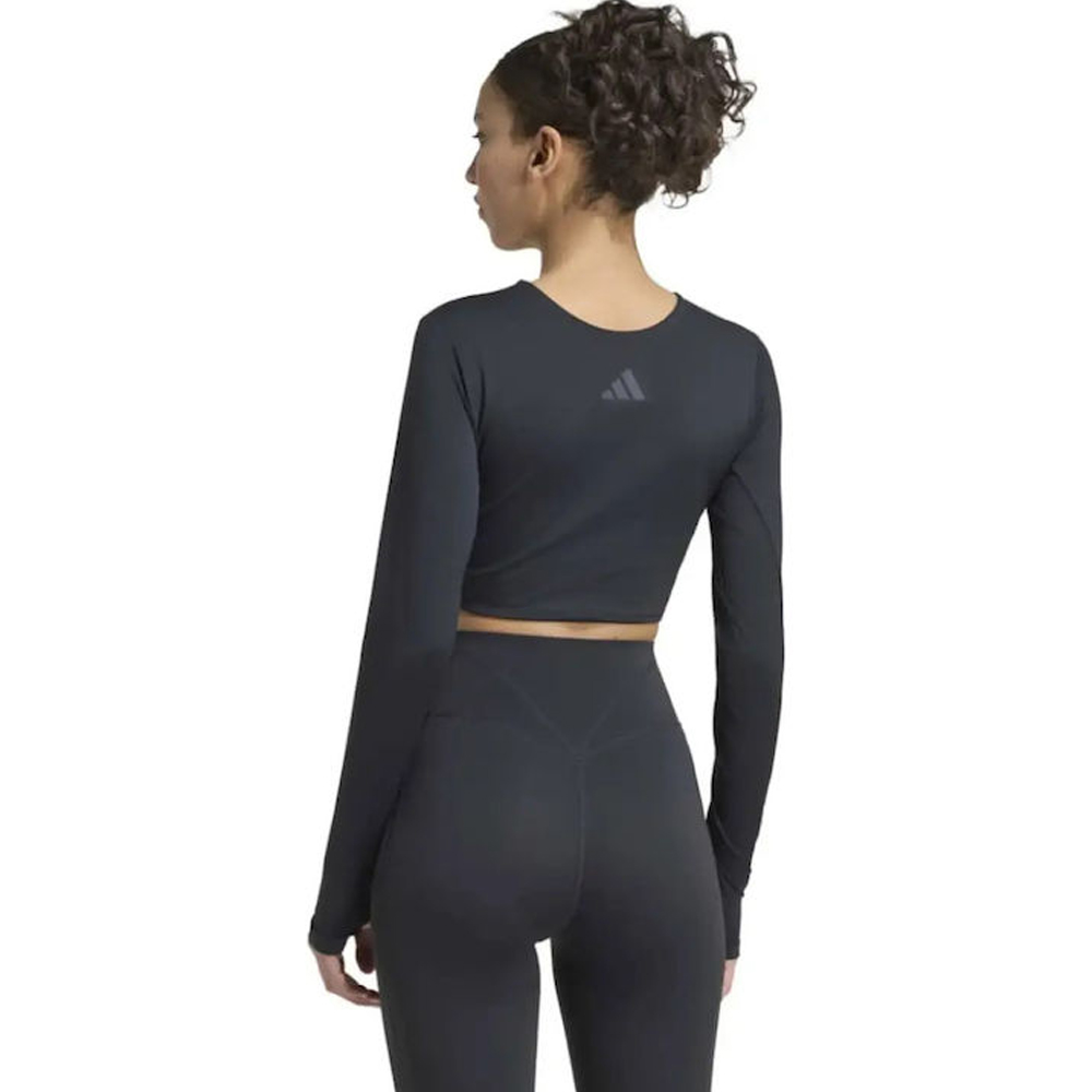 ADIDAS Twist Sleeve Long Top Γυναικείο Crop Τοπ - 2
