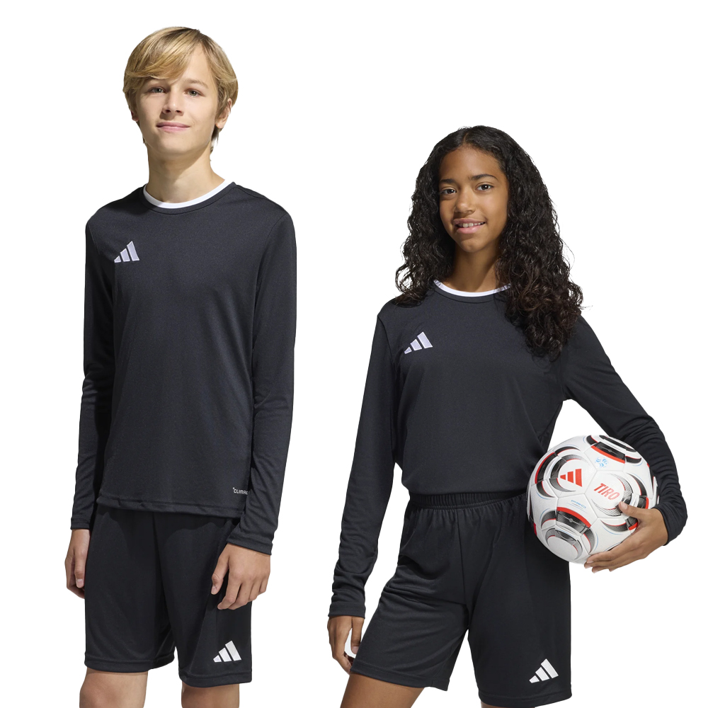 ADIDAS Entrada 26 Long Sleeve Jersey  Παιδική Μακρυμάνικη Μπλούζα - Μαύρο