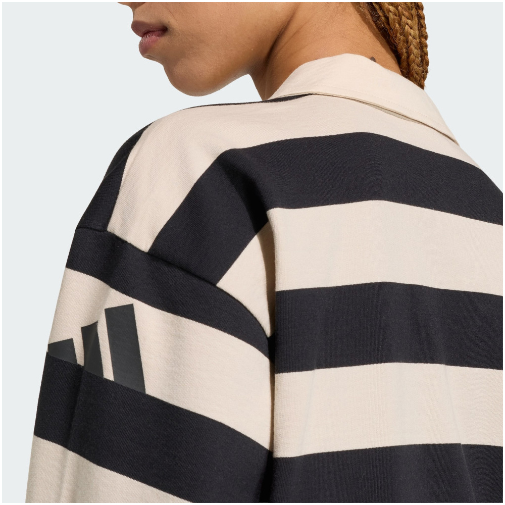 ADIDAS Essentials Contemporary French Terry Short-sleeve Polo Γυναικεία Μπλούζα Πόλο - 4