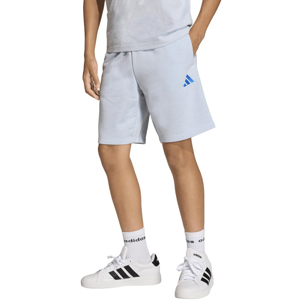 ADIDAS Boys French Terry Shorts Παιδική Βερμούδα - Γαλάζιο
