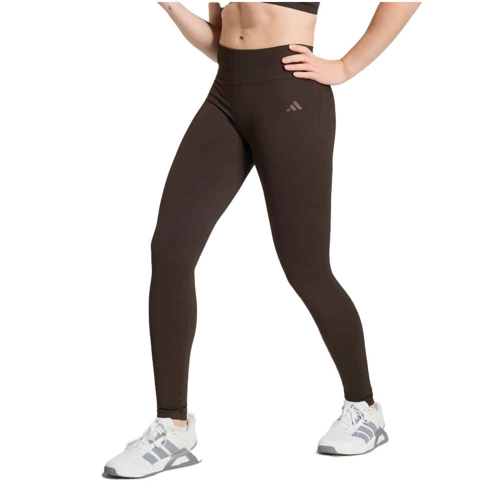 ADIDAS Workout Essentials Knit Scrunch 7/8 Leggings Γυναικείο Κολάν - Καφέ