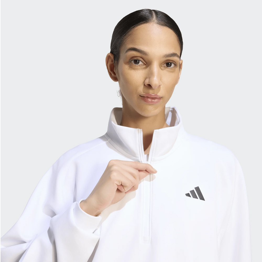 ADIDAS Cover Up Half - Zip  Γυναικείο Φούτερ - 3