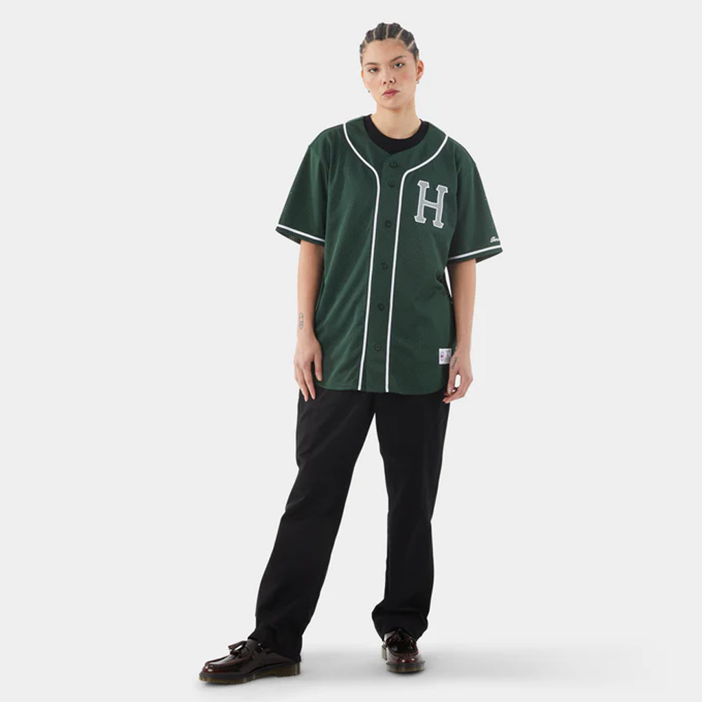 HUF Cracker Jack Baseball Jersey Unisex Πουκάμισο - 3